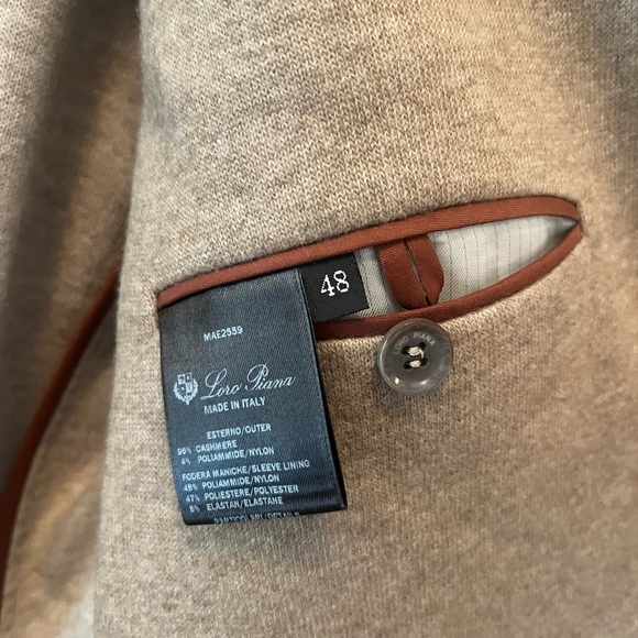 Men's Beige Blazer - Picture 2 of 3